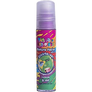 Pintura Facial ROLL ON Roxa 6ML DPCOM 24