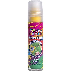 Pintura Facial ROLL ON Amarela 6ML DPCOM 24