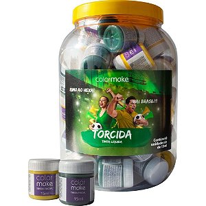 Pintura Facial Pintura Líquida VD/AM 15ML Pote 60