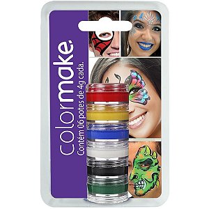 Pintura Facial Cremosa Colormake 6 Cores