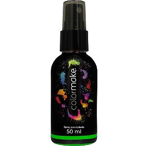 Pinta Cabelo 50ML Verde Neon - ALTA Pigmentação, Caixa com 12