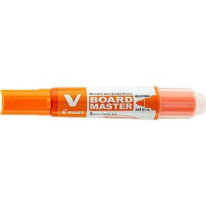 Pincel Quadro Branco WBMA-VBM Recarregável Refil Laranja Caixa com 12