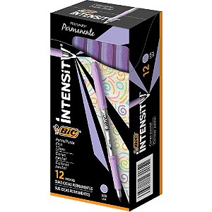 Pincel Marcador Permanente Marking 11MM Lilás Pastel - Caixa com 12