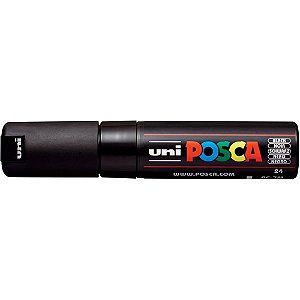 Pincel Marcador Artesanato Posca PC-7M 4.5-5.5MM Preto Caixa com 6