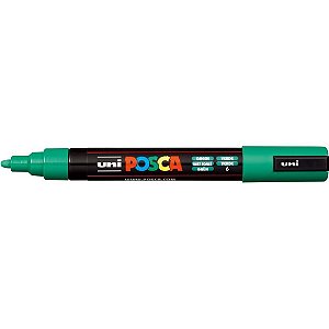 Pincel Marcador Artesanato Posca PC-5M 25MM Verde CX com 06