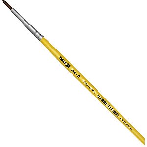 Pincel Escolar Redondo 266 Nº 00 Amarelo