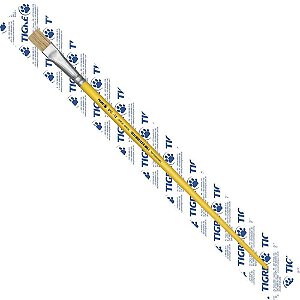 Pincel Artesanal Chato 815 Nº12 AUTO-SERVIÇO Amarelo