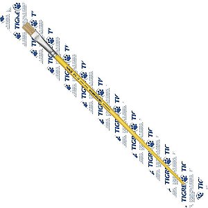 Pincel Artesanal Chato 815 N10 AUTO-SERVIÇO Amarelo