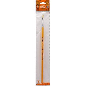 Pincel Artesanal Chato 815 Nº02 Amarelo