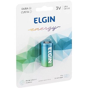 Pilha Bateria Lithium CR123 3V