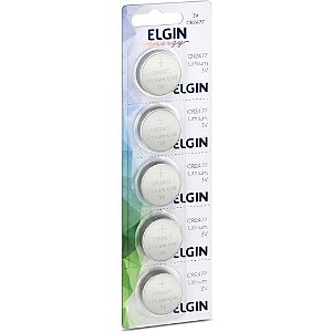 Pilha Bateria Botão CR2477 3V Lithium LR77 Cartela com 5