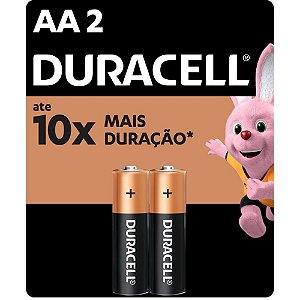 Pilha Alcalina Duracell Pequena AA – 12 Blisters com 2 Unidades