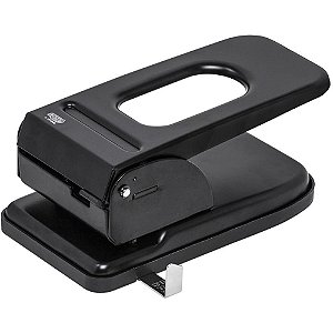 Perfurador de Papel Metal 2 Furos para 60 Folhas Preto