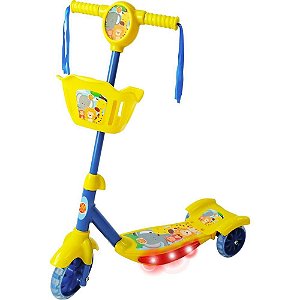 Patinete Floresta Divertida com Cesta