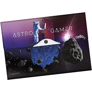 Pasta Sanfonada Plástica A4 12 Divisoes Cosmos ASTRO
