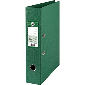 Pasta Registradora Ofício Larga Verde Premium