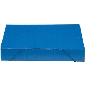 Pasta Polionda Ofício 55MM Azul Novaonda - Pacote com 10 Unidades
