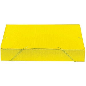 Pasta Polionda Ofício 55MM Amarela Novaonda – Pacote com 10 Unidades