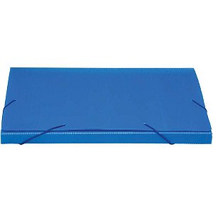 Pasta Polionda Ofício 20MM Azul Novaonda - Pacote com 10 Unidades