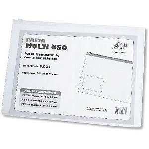 Pasta Malote Multiuso Cristal 33X24CM Pacote com 10