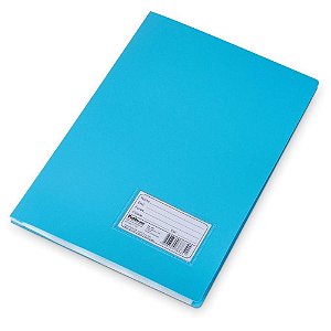 Pasta Catálogo Plástica Ofício Azul 10 Envelopes