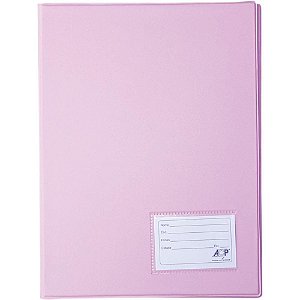 Pasta Catálogo Ofício com 20 Envelopes Médios Rosa - Pacote com 3 Unidades