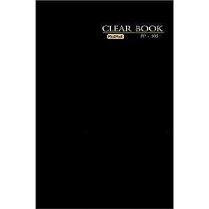Pasta Catálogo Clear Book PLAST PARK OF20 - Preta