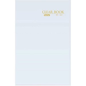 Pasta Catálogo Clear Book OF20 Cristal com 20 Envelopes
