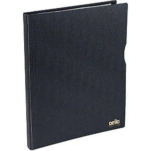 Pasta Catálogo A4 30 Envelopes Executiva Preta