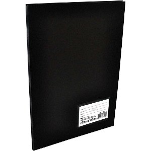 Pasta Catálogo Percalux Ofício 10 Envelopes Médios Preta - Pacote com 02
