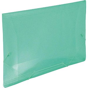 Pasta ABA Elástica Plástica Ofício Verde Line PCT com 10