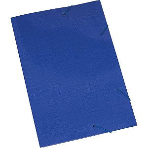 Pasta ABA Elástica Papel Ofício Azul – Pacote com 20 Unidades