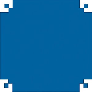 Papel Verniz Espelho 50X60CM Azul Escuro - Pacote com 40 Unidades