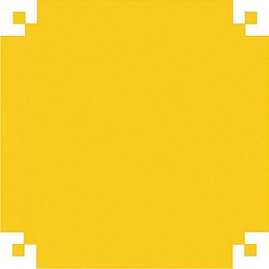 Papel Verniz Espelho 50X60 Amarelo - Pacote com 40 Unidades