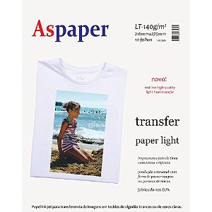 Papel Transfer INKJET RED Line 140G Pacote com 10