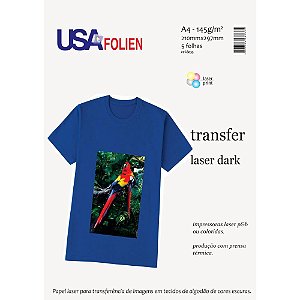 Papel Transfer DARK A4 145G Laser PCT com 05