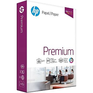 Papel Sulfite A4 HP Premium 90G - Pacote com 500 Folhas