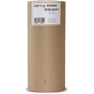 Papel Semi KRAFT Bobina 40CM X 200M 60G