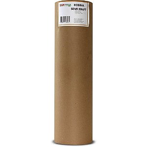Papel Semi KRAFT Bobina 40CM X 140M 80G +/- 4,5KG
