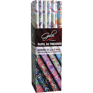 Papel Presente Infantil Brilho 47,5X64CM com 2 Folhas – Pacote com 50