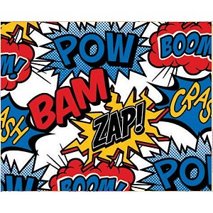 Papel de Presente Bobina Couchê 60CM MOD. 638 Cartoon - 100 Metros