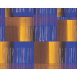 Papel de Presente Bobina Couchê 60CM MOD348 Quadrados - Rolo de 100 Metros