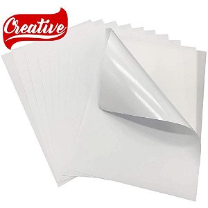Papel para Impressão A4 OFFSET Adesivo Fosco - Pacote com 50 Folhas