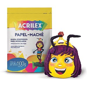 Papel Machê 100G - Caixa com 3 Unidades