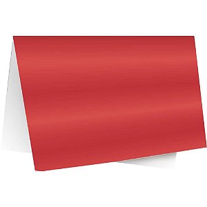 Papel Laminado 45X59CM Lamicor Vermelho - Pacote com 40