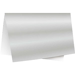 Papel Laminado 45X59CM Lamicor Prata - Pacote com 40
