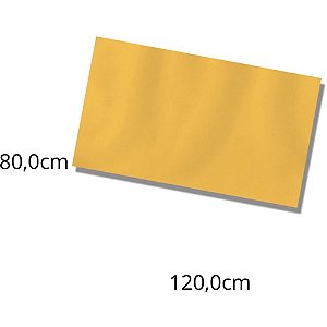 Papel KRAFT Folha 80X120CM 80G Ouro Pacote com 100