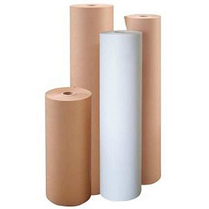 Papel KRAFT Bobina 60CM X 140M 80G com Brilho