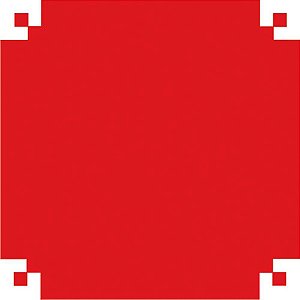 Papel Folha de Seda Vermelho 48X60CM 20G - Pacote com 100 Unidades