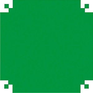 Papel Folha de Seda Verde Bandeira 48X60CM 20G Pacote com 100